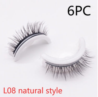 Reusable 3D Mink Lashes Natural False Eyelashes Self Adhesive Fake Glue Free Makeup Eyelash Extension Silk Reusable 3D Mink Lashes Natural False Eyelashes Self Adhesive Fake Glue Free Makeup Eyelash Extension Silk